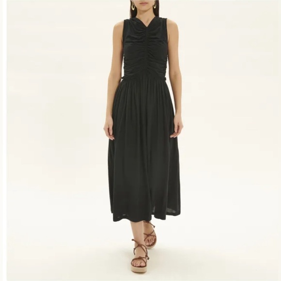Ulla Johnson Dresses & Skirts - ULLA JOHNSON  Sascha ruched midi dress NWT